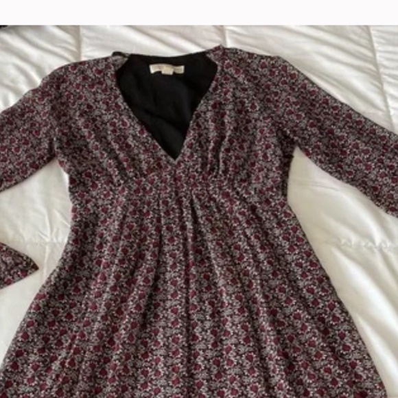 Michael Kors Tulip Pleated Chiffon Midi Dress - Picture 7 of 10